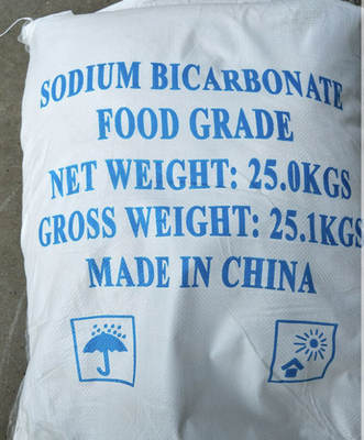 खाद्य ग्रेड बेकिंग सोडा खाद्य क्षारीय सोडियम बाइकार्बोनेट 25kg / बैग